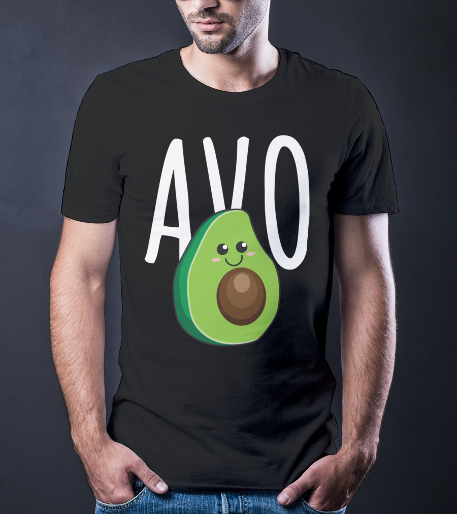 Avo Avocado Cute Vegan Couples Loves Matching T-Shirt
