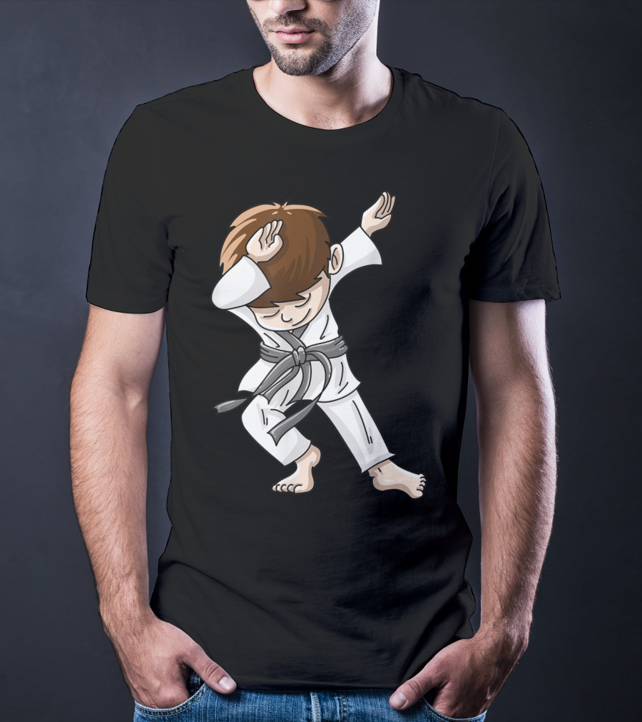 Cool Karate Boy Dabbing Hip Hop Judo Dance Fun T-Shirt