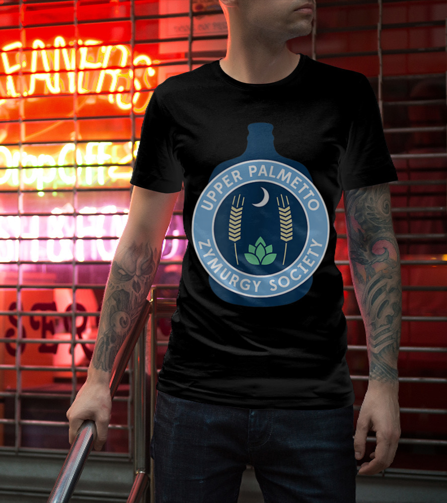 Upper Palmetto Zymurgy Society Moon Wheat Homebrew Club T-Shirt