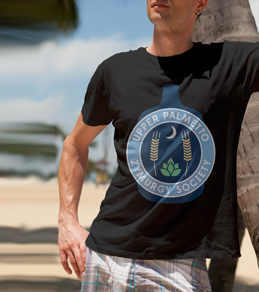 Upper Palmetto Zymurgy Society Moon Wheat Homebrew Club T-Shirt