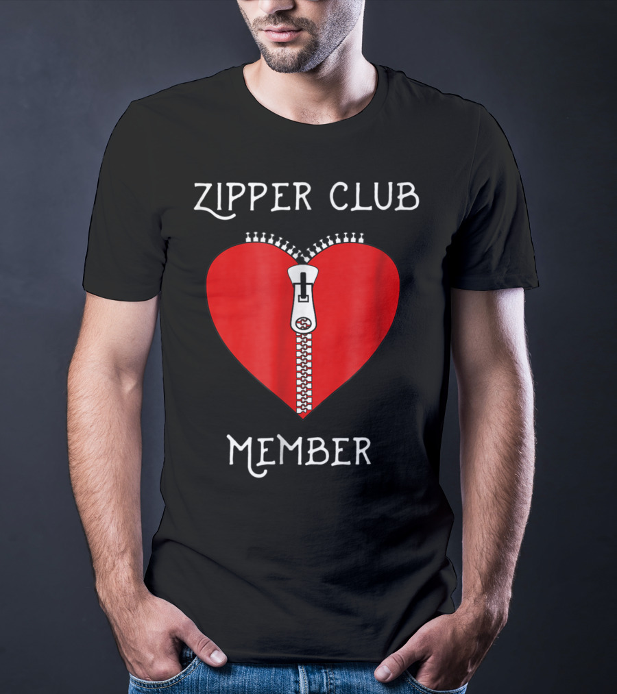 Zipper Club Member Heart Surgery Zipper T-Shirt