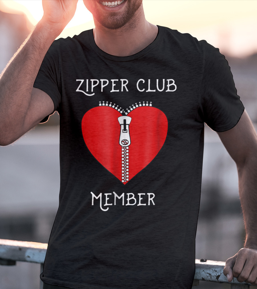 Zipper Club Member Heart Surgery Zipper T-Shirt