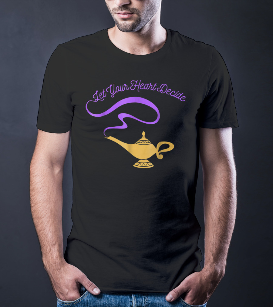 Disney Aladdin Genie Lamp Let Your Heart Decide T-Shirt