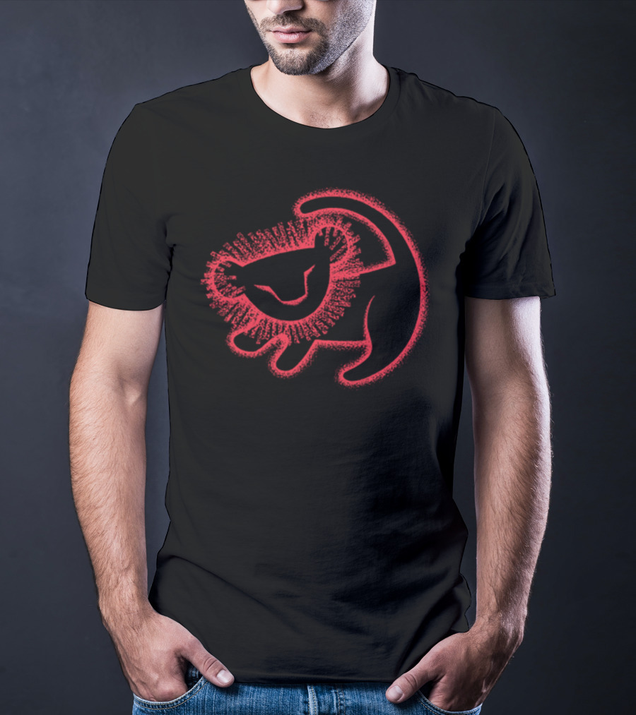 Disney Lion King Classic King Simba Red Lion T-Shirt
