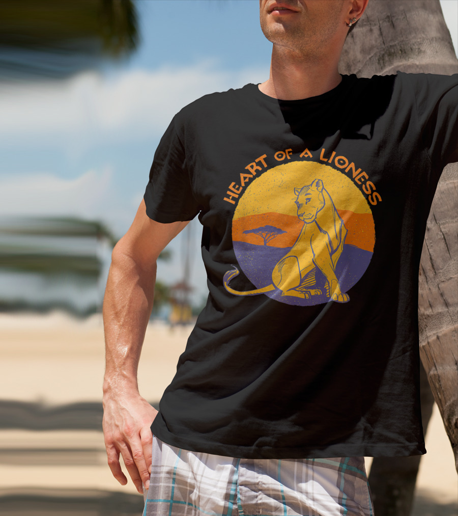 Disney Lion King Nala Heart Of A Lioness African Sunset T-Shirt