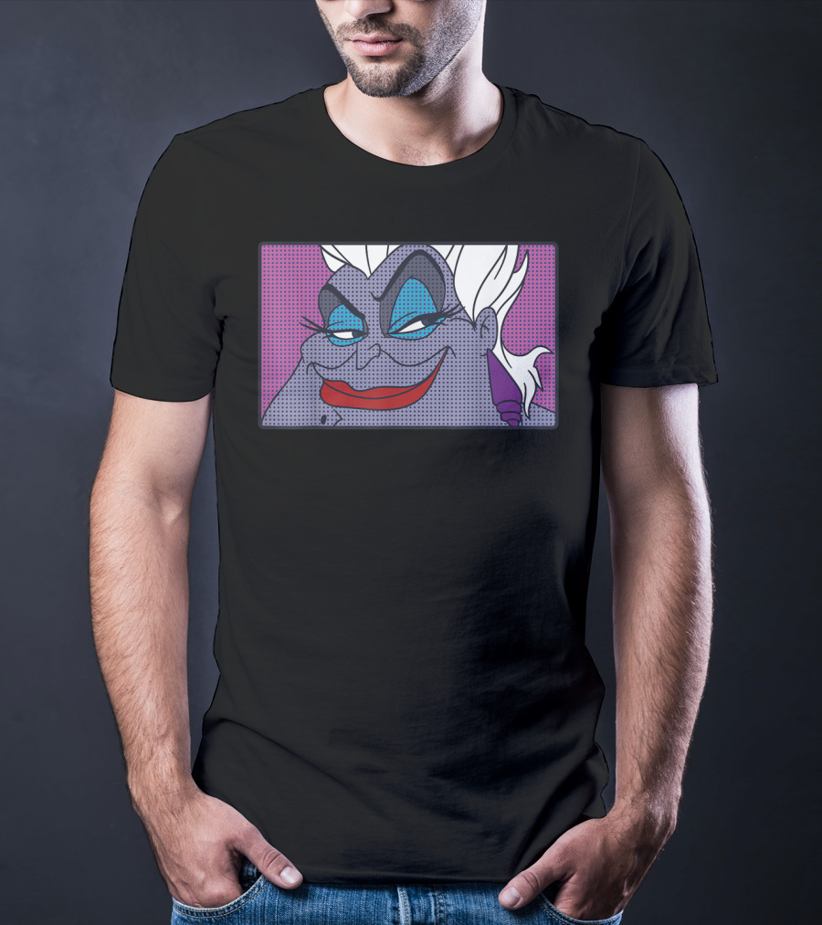 Disney Little Mermaid Ursula Pop Art Comic T-Shirt