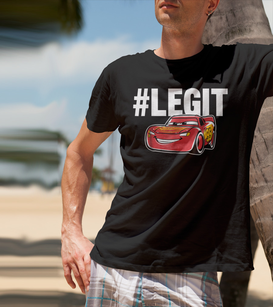 Legit Disney Pixar Cars 3 Lightning McQueen 95 T-Shirt