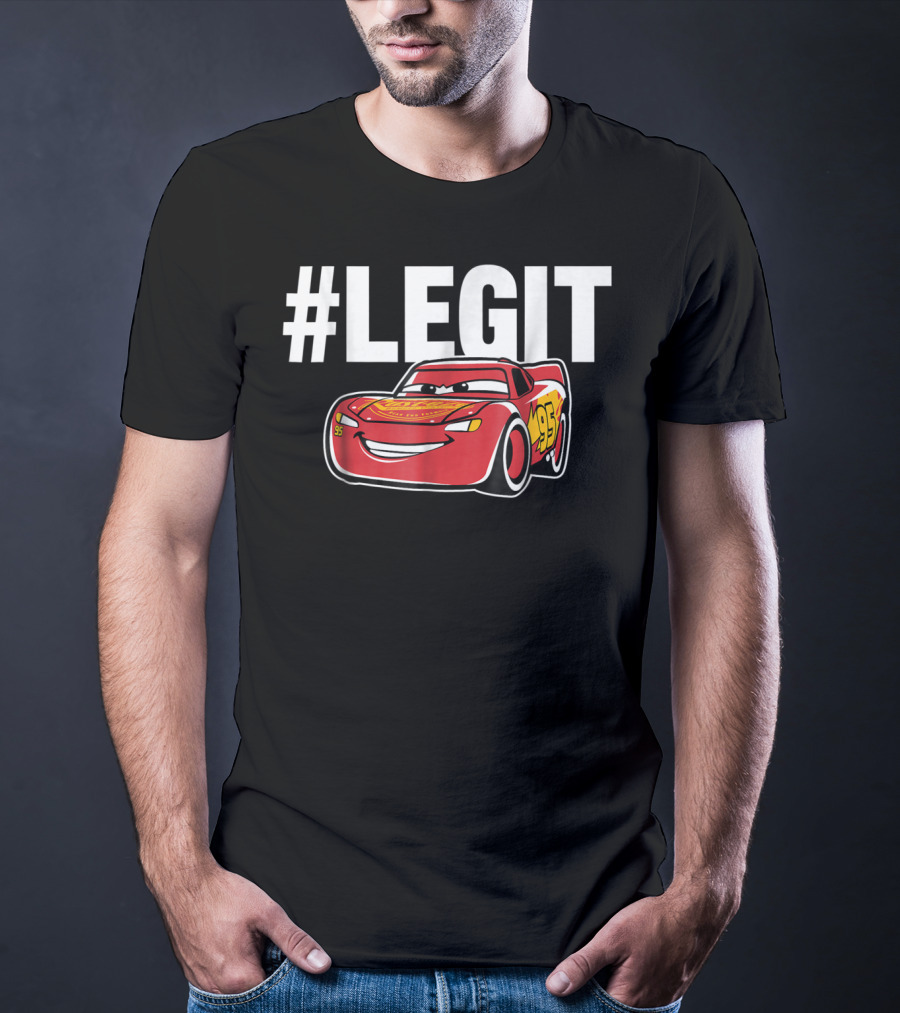 Legit Disney Pixar Cars 3 Lightning McQueen 95 T-Shirt