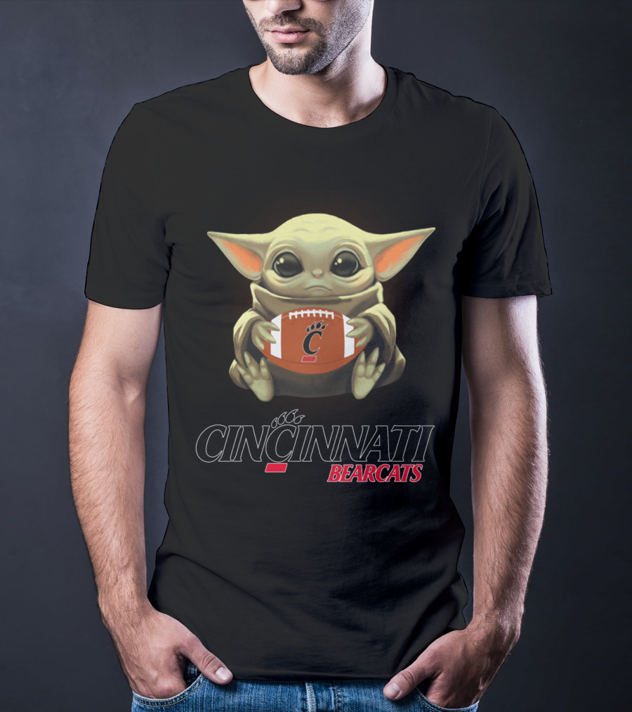 Cincinnati Bearcats Yoda Football Star Wars Fans T-Shirt