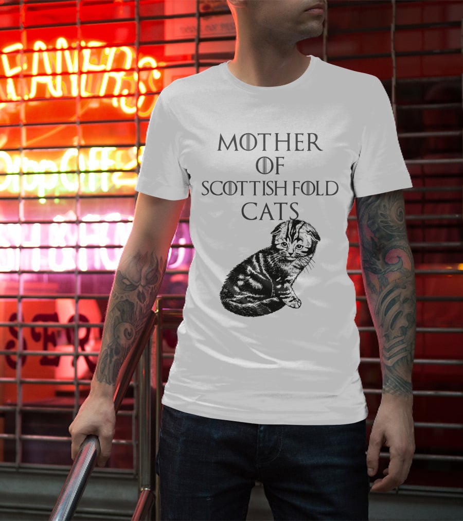 Mother Of Scottish Fold Cats T-Shirt