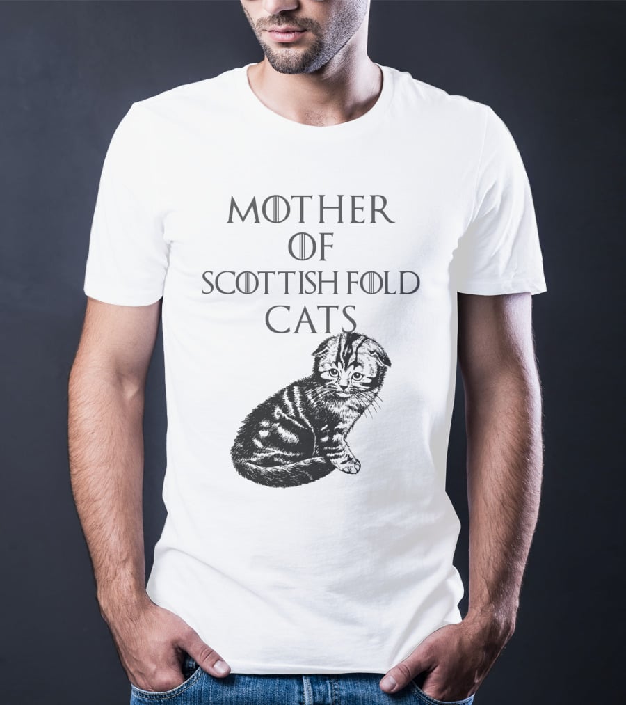 Mother Of Scottish Fold Cats T-Shirt