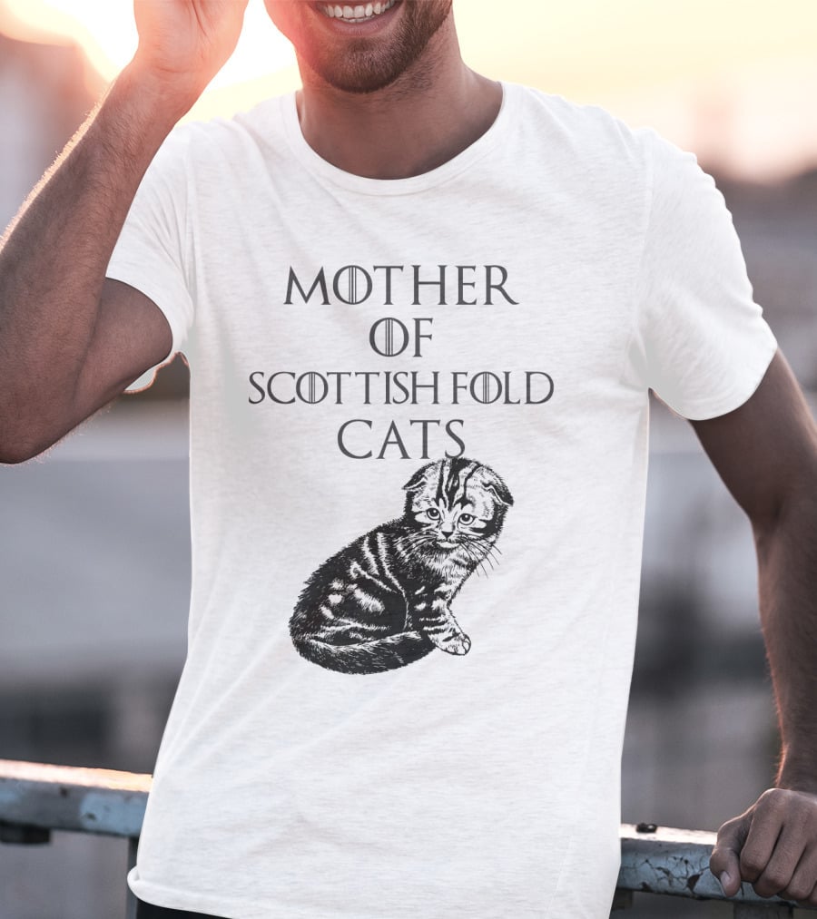 Mother Of Scottish Fold Cats T-Shirt