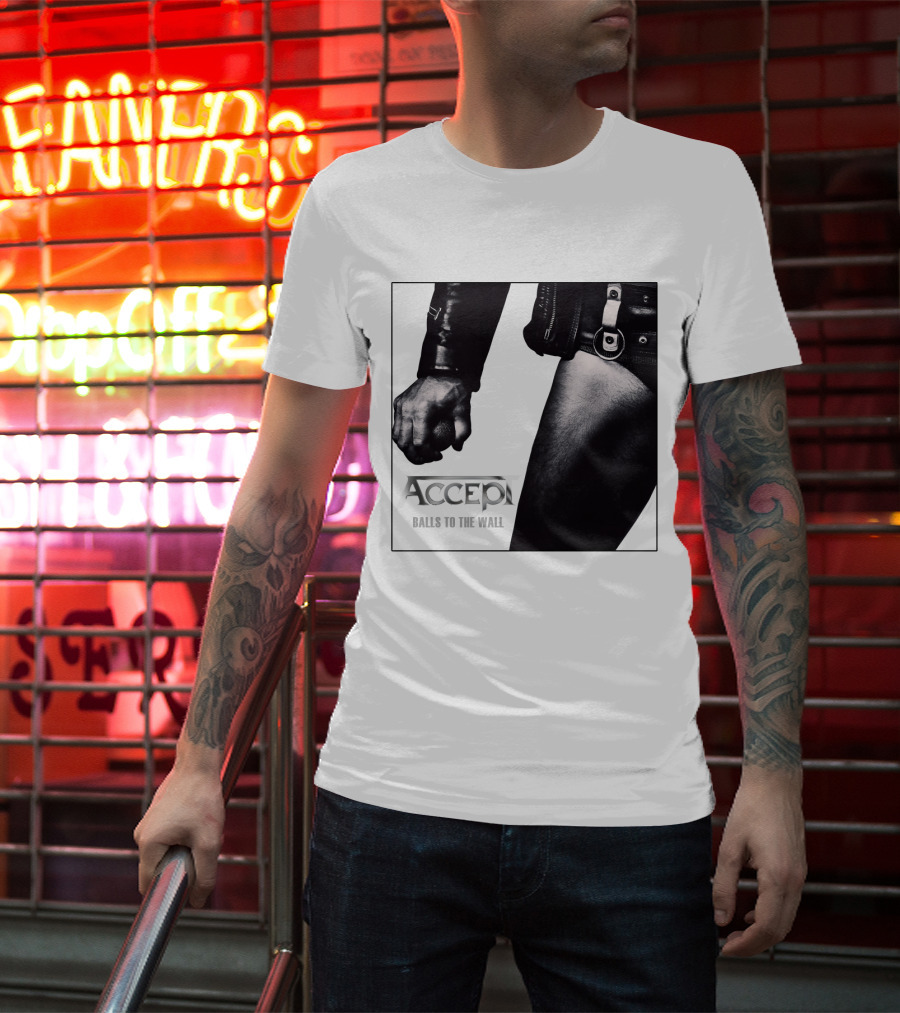 ACCEPT Balls To The Wall Classic Rock Album Cover Image T-Shirt