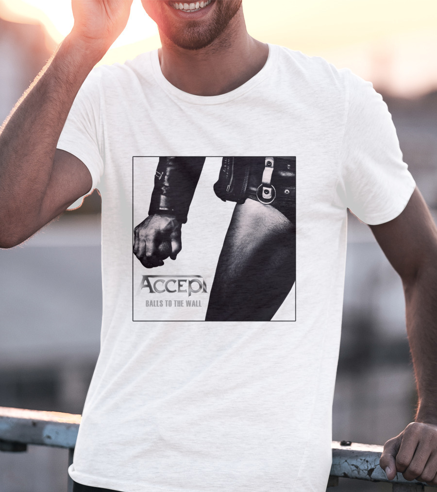 ACCEPT Balls To The Wall Classic Rock Album Cover Image T-Shirt
