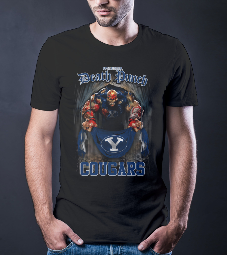 Five Finger Death Punch Byu Cougars T-Shirt