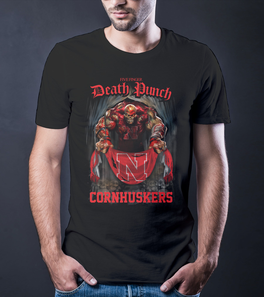 Five Finger Death Punch Nebraska Cornhuskers T-Shirt