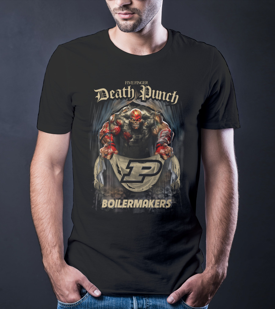 Five Finger Death Punch Purdue Boilermakers T-Shirt