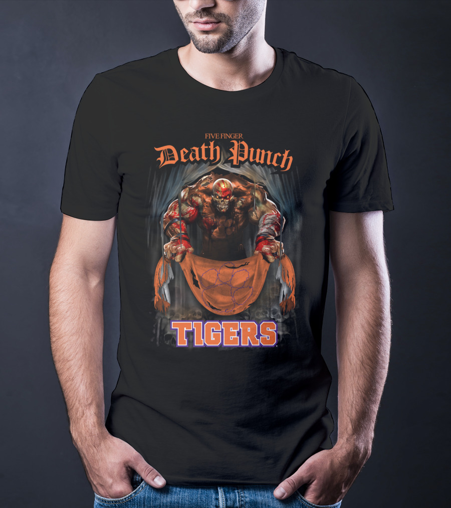 Five Finger Death Punch Clemson Tigers T-Shirt
