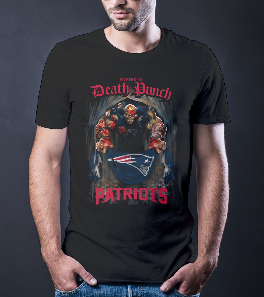 Five Finger Death Punch New England Patriots T-Shirt