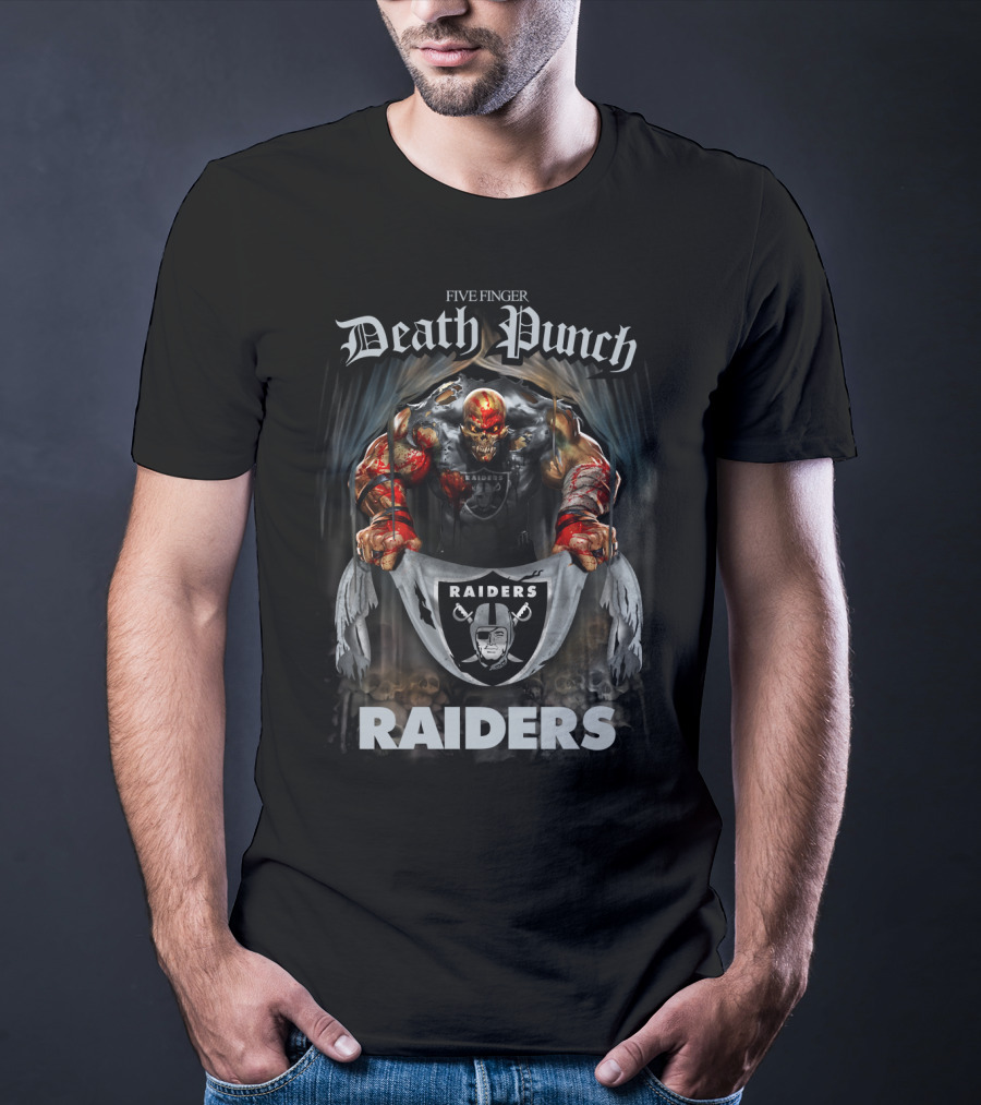 Five Finger Death Punch Oakland Raiders T-Shirt