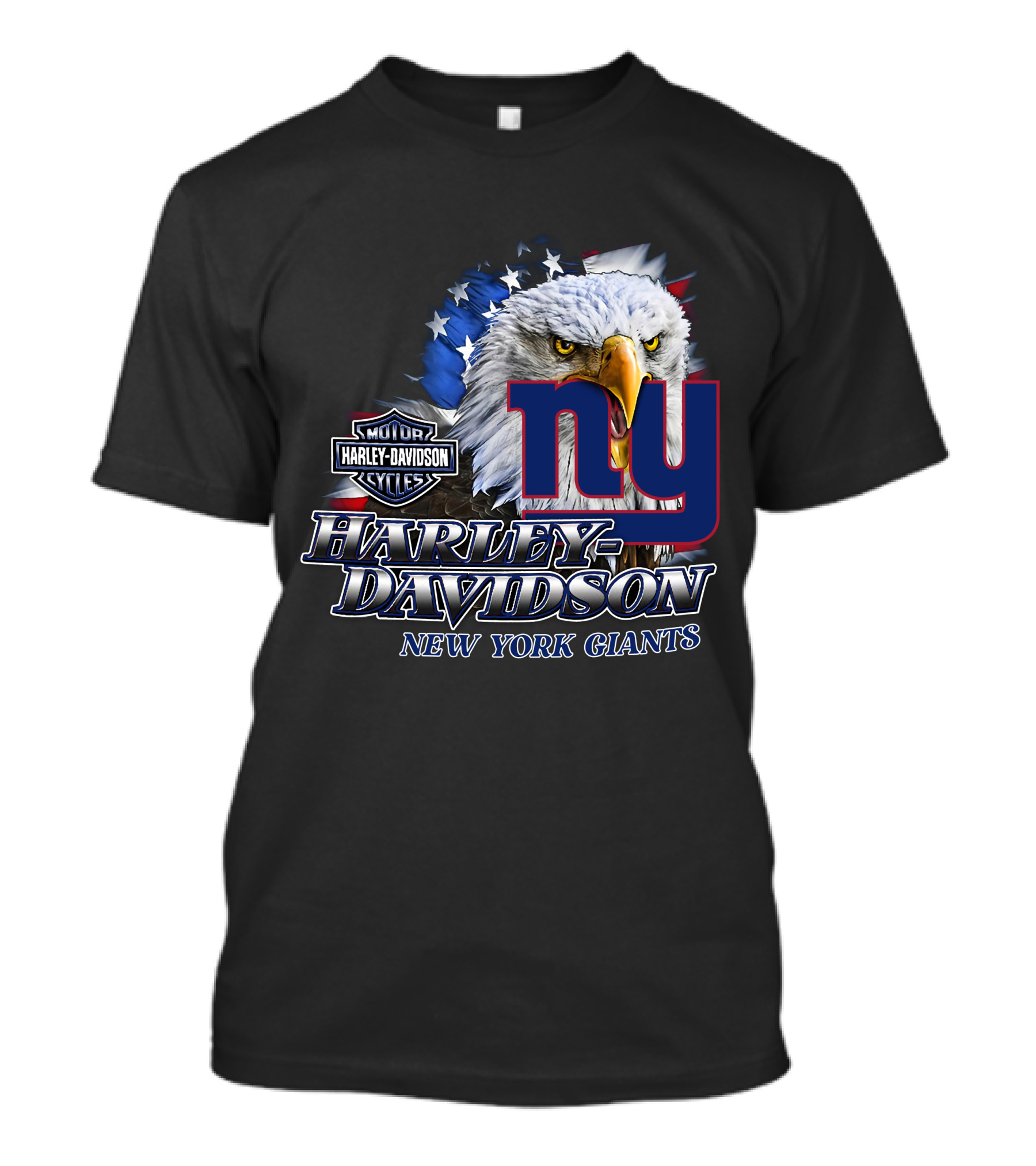 Harley Davidson New York Giants Nfl Eagles T-Shirt
