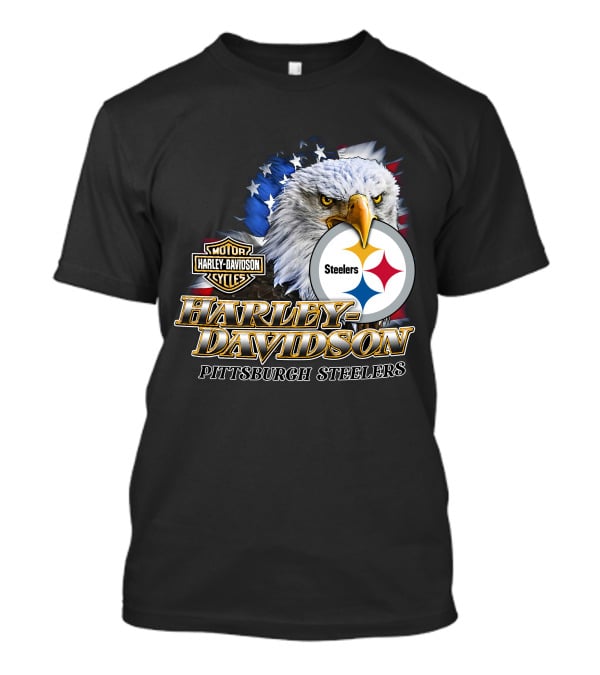 Harley Davidson Pittsburgh Steelers Nfl Eagles T-Shirt