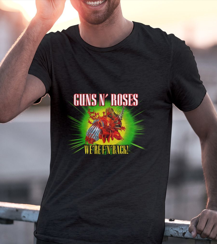 Guns N' Roses We're F'N Back T-Shirt