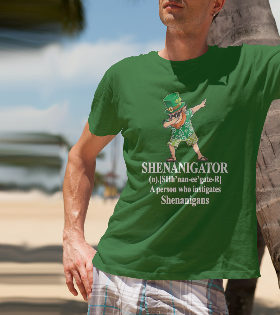 SHENANIGATOR Definition Celtic Inspired Mischief Instigator T-Shirt