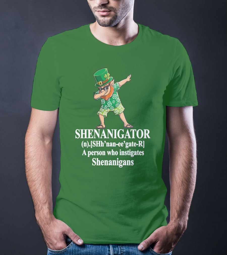 SHENANIGATOR Definition Celtic Inspired Mischief Instigator T-Shirt