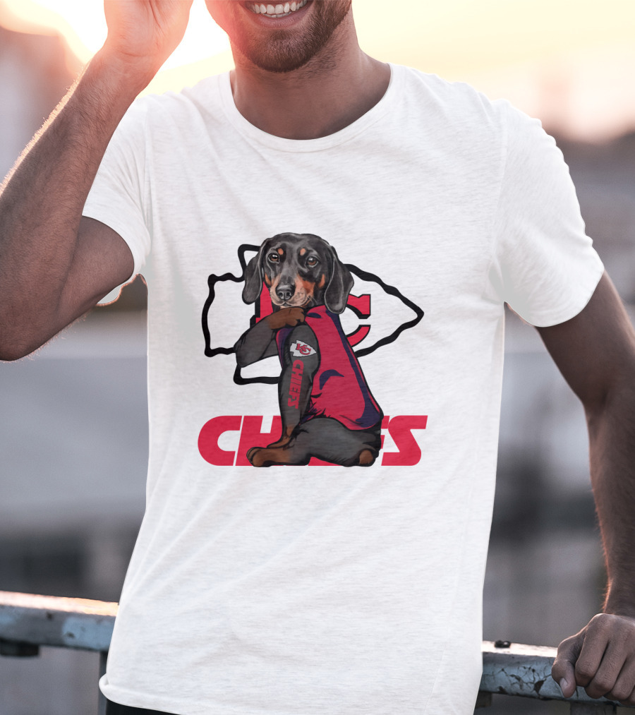 Dachshund Chiefs Kc Chiefs T-Shirt