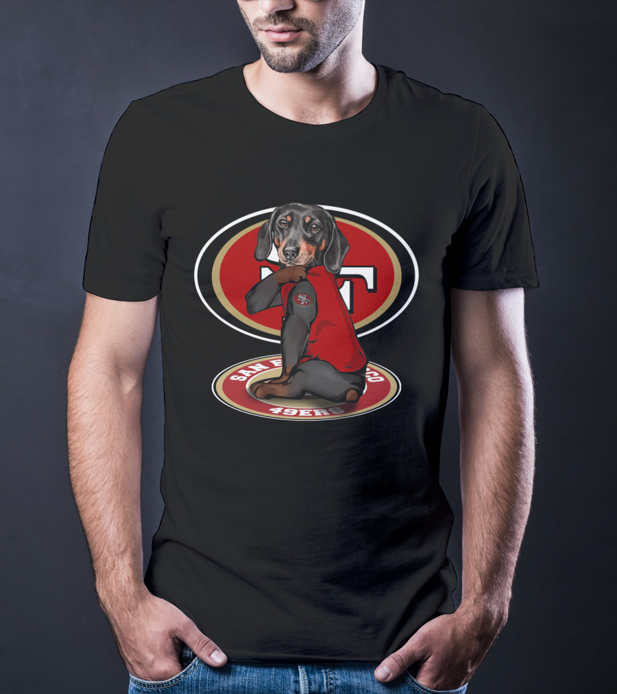San Francisco 49ers Dachshunds Nfl Team T-Shirt