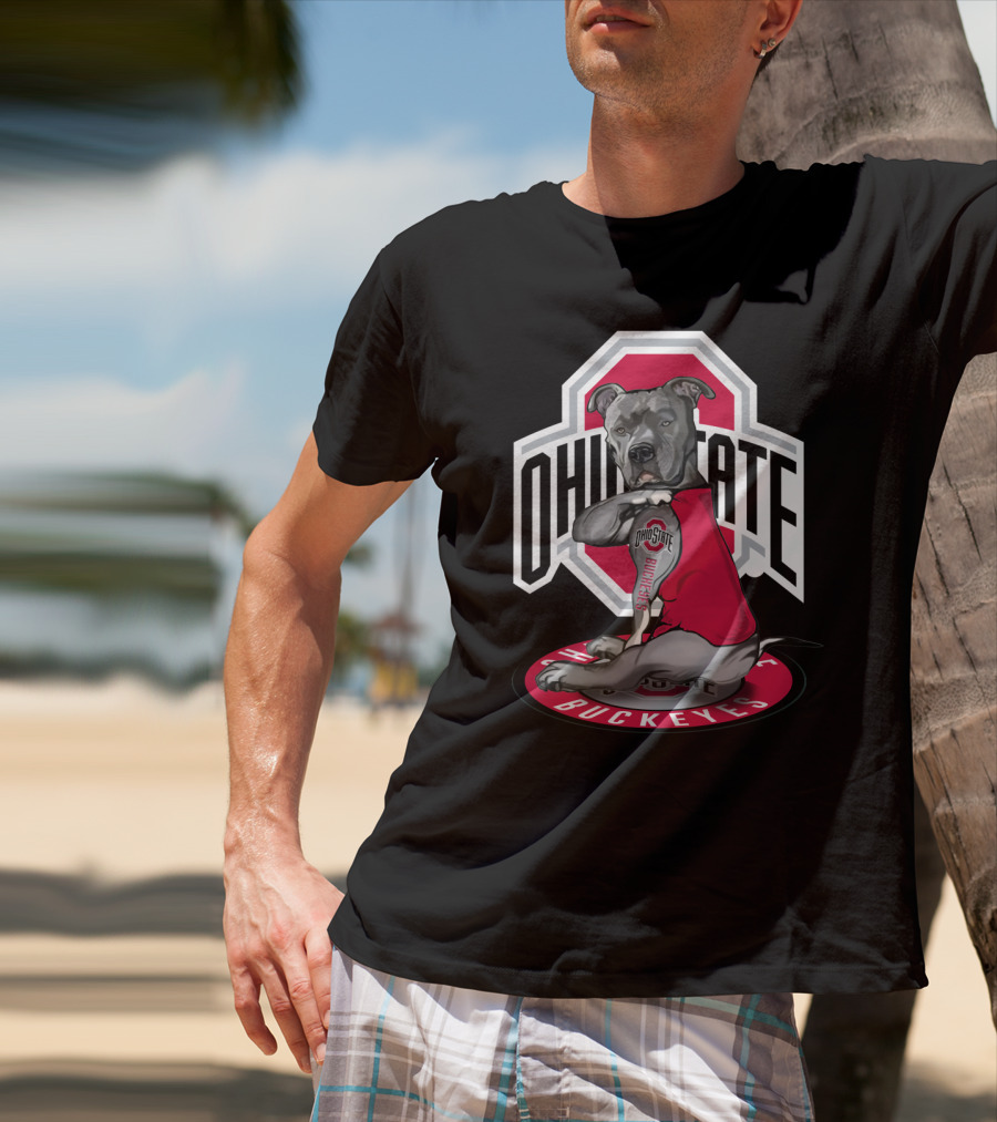 Ohio State Buckeyes Pitbull T-Shirt