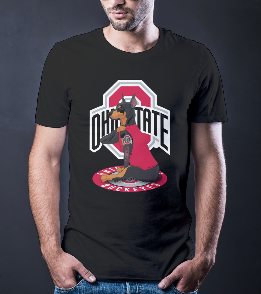 Ohio State Buckeyes Doberman T-Shirt