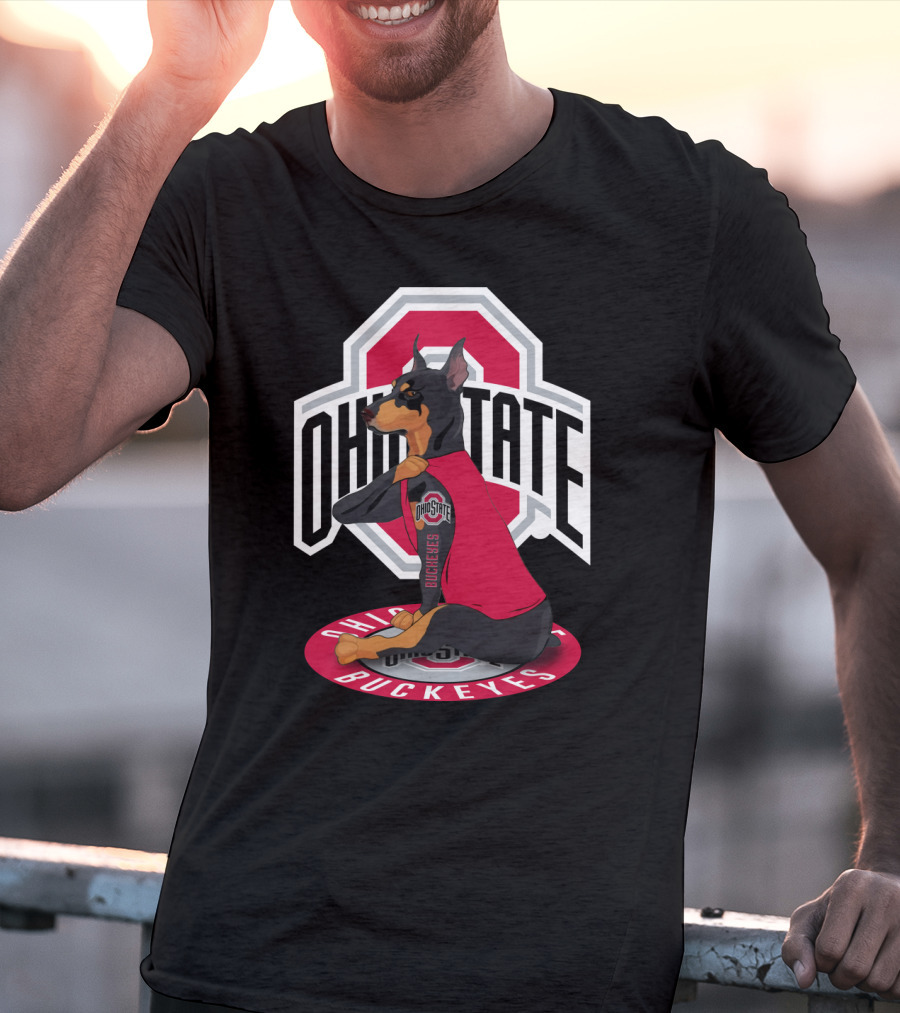 Ohio State Buckeyes Doberman T-Shirt