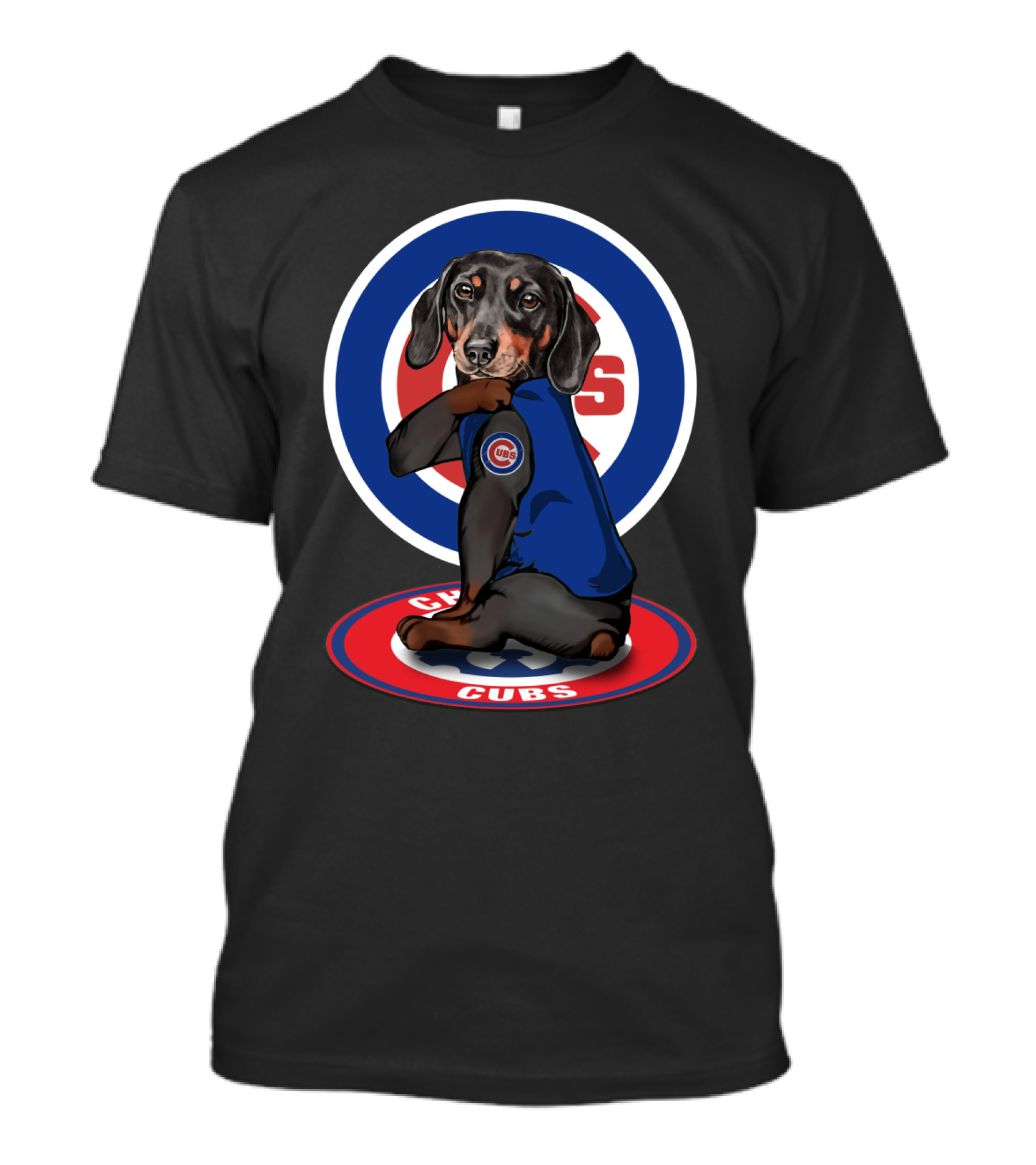 Cubs Dachshunds Chicago Cubs T-Shirt