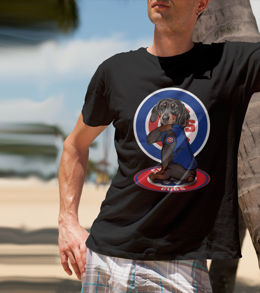 Cubs Dachshunds Chicago Cubs T-Shirt