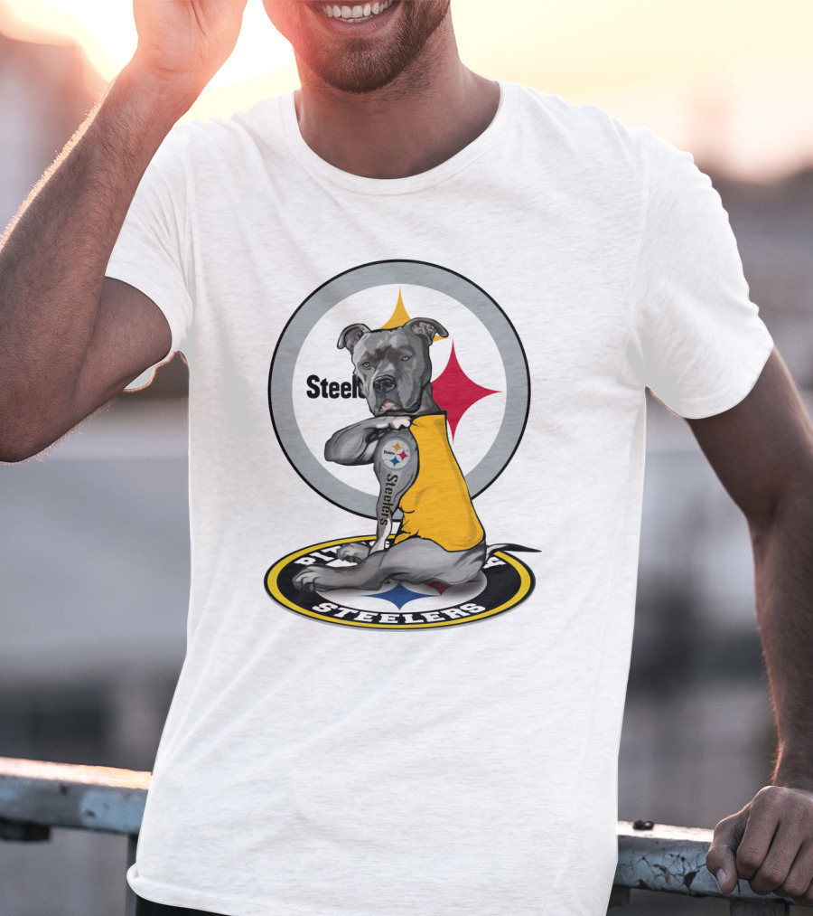 Steelers Pitbull Tattoo Steelers T-Shirt