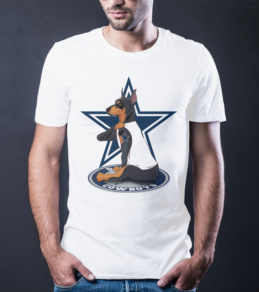 Dallas Cowboys Dobermann NFL Star T-Shirt