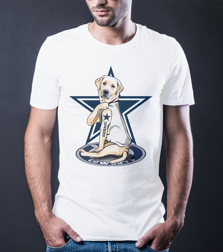 Cowboys Labrador Retriever Star T-Shirt