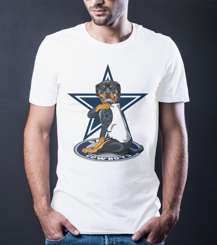 Dallas Cowboys Star Rottweiler T-Shirt