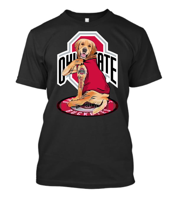 Ohio State Buckeyes Golden Retriever T-Shirt