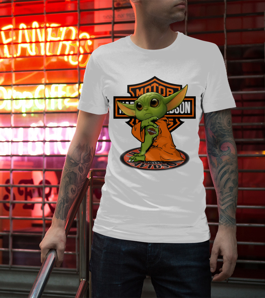 Harley Davidson Yoda Motorcycles T-Shirt