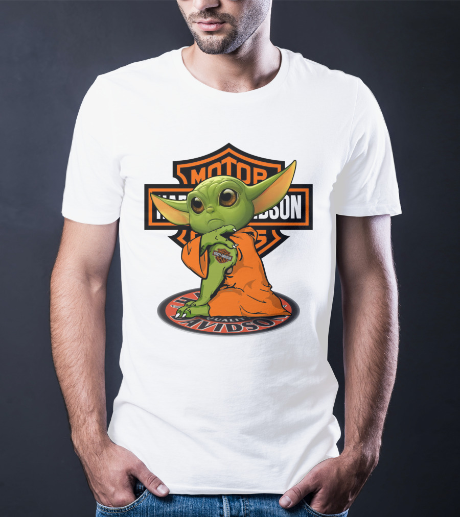 Harley Davidson Yoda Motorcycles T-Shirt