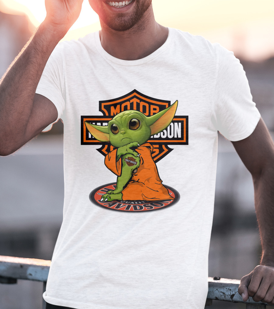Harley Davidson Yoda Motorcycles T-Shirt