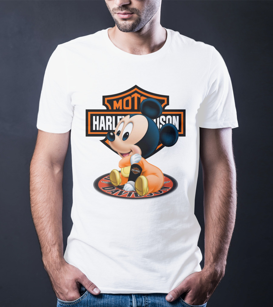Harley Davidson Moto Mickey Mouse T-Shirt