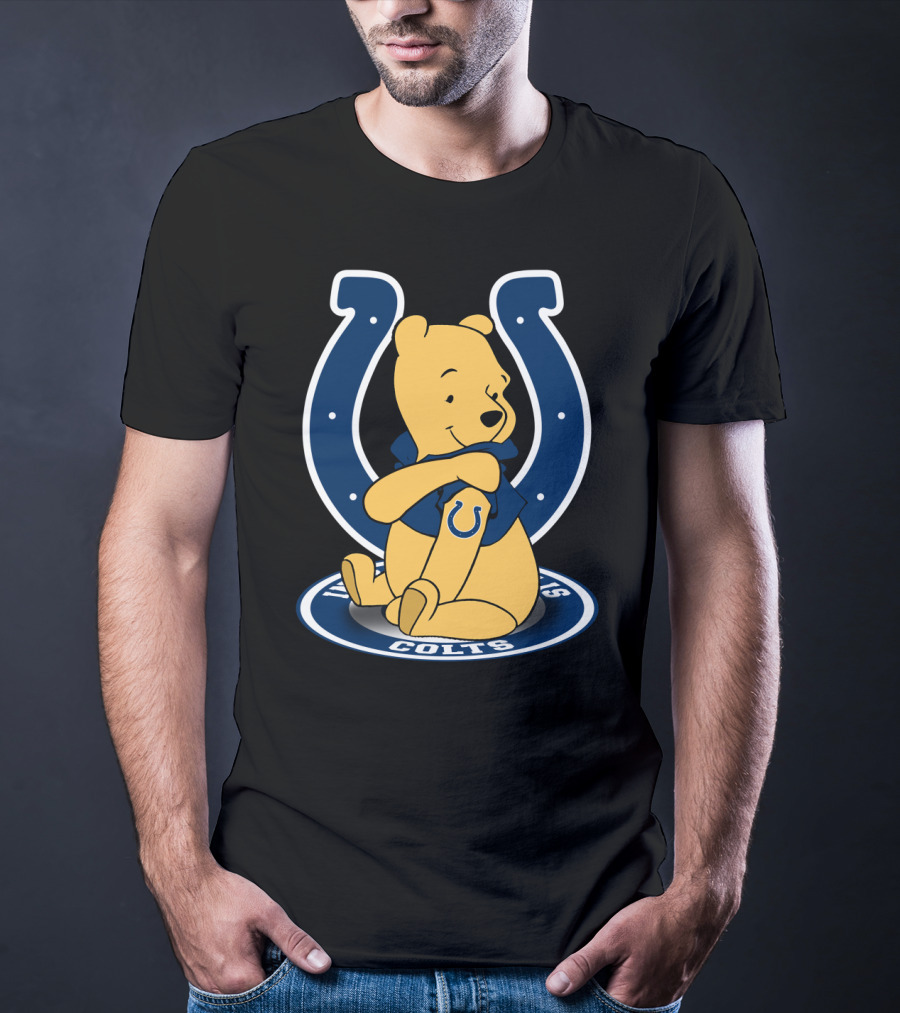 Winnie The Pooh Indianapolis Colts Mashup T-Shirt