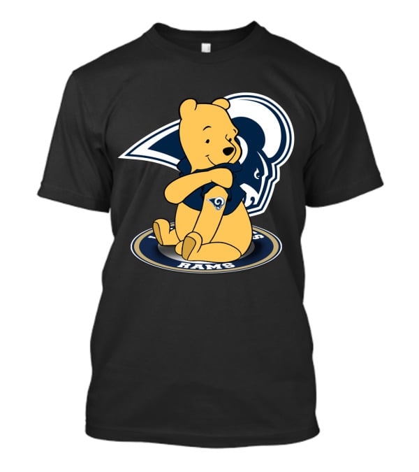 Pooh Rams LA Football Bear T-Shirt