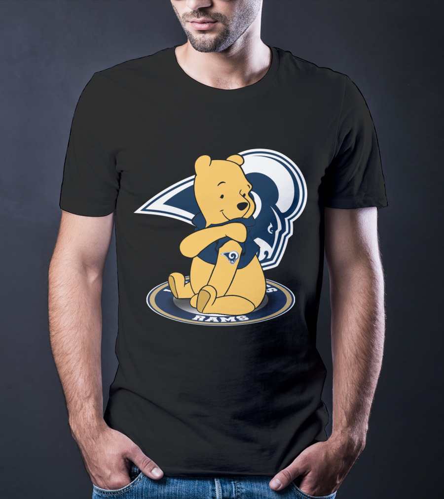 Pooh Rams LA Football Bear T-Shirt