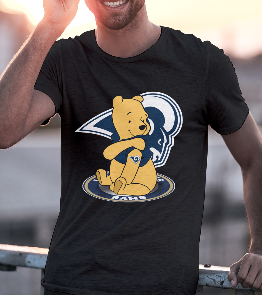 Pooh Rams LA Football Bear T-Shirt