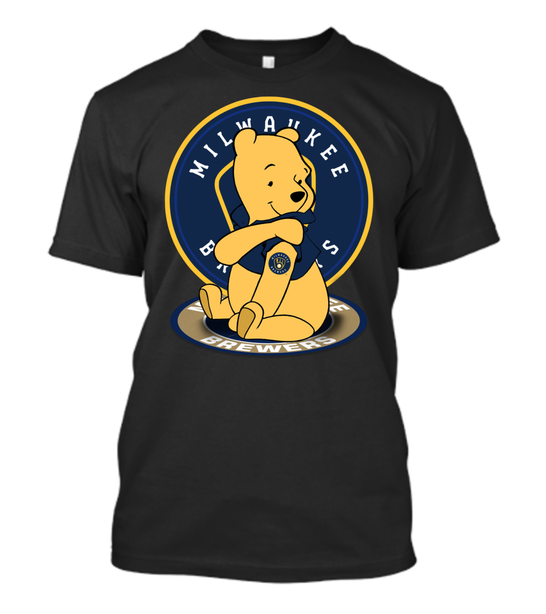 Milwaukee Brewers Pooh Crossover T-Shirt